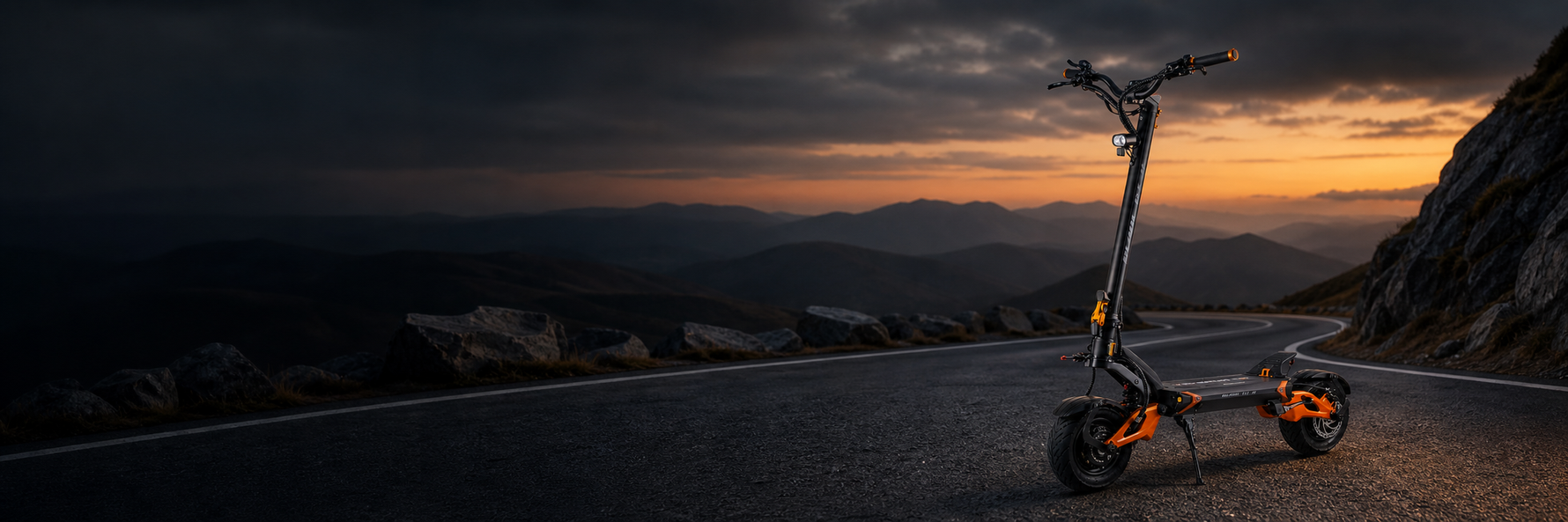 Teverun Blade GT 2 Pro auf einer Bergstrasse
