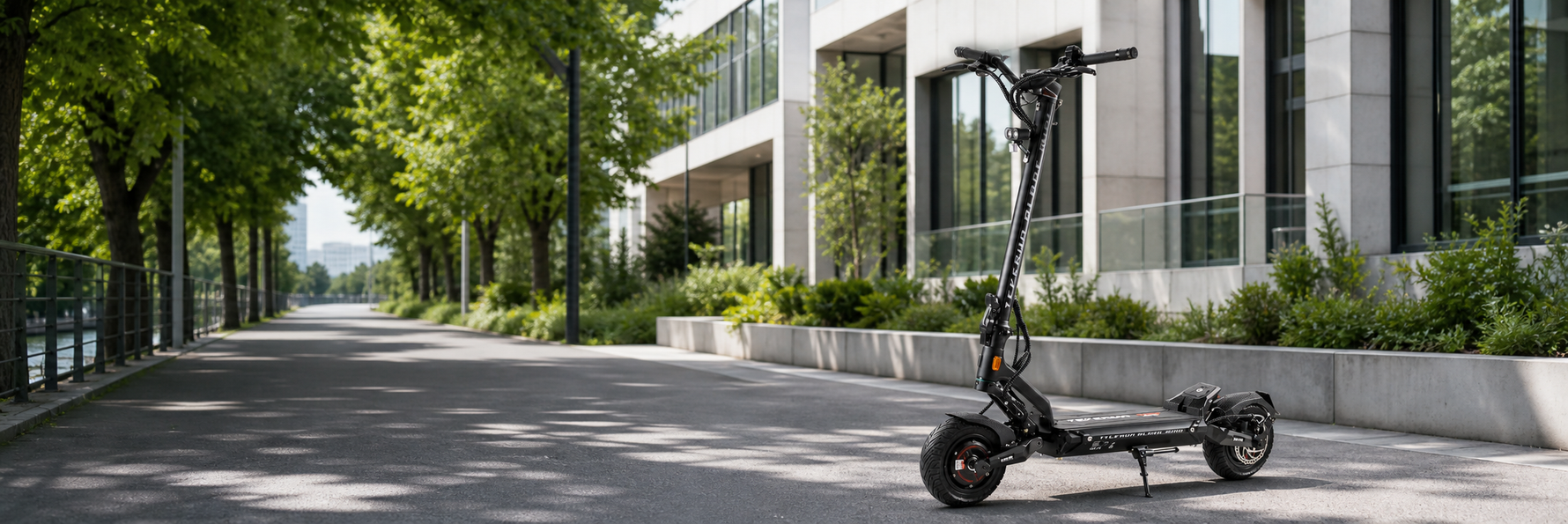 Teverun Blade Mini Pro eKFV auf einem Schweizer Radweg