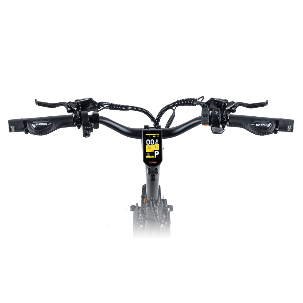 Lenker und TFT-Farbdisplay des Teverun Fighter Mini Pro eKFV