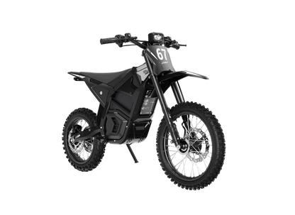 CEMOTO D03 Beast 72 V electric dirt bike in black – front angle