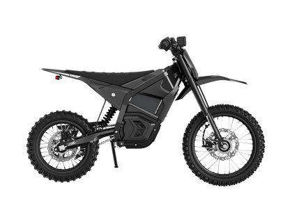 CEMOTO D03 Beast 72 V electric dirt bike in black – side view
