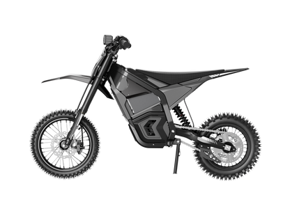 CEMOTO D03 electric dirt bike in black – opposite side view