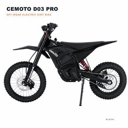 CEMOTO D03 in Schwarz – offizielle Produktansicht