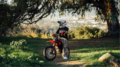 Yozma IN10 Pro Elektro-Dirtbike in Rot – Detailansicht