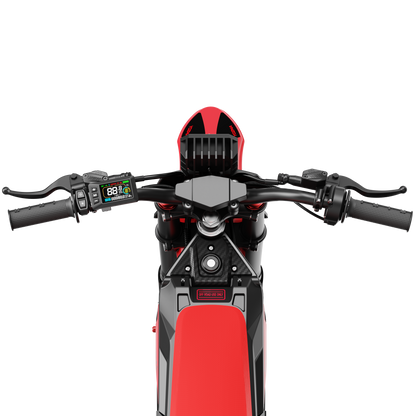 Yozma IN10 Pro Elektro-Dirtbike in Rot – weitere Seitenansicht