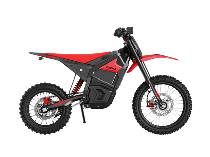 Yozma IN10 Pro Elektro-Dirtbike in Rot – Seitenansicht