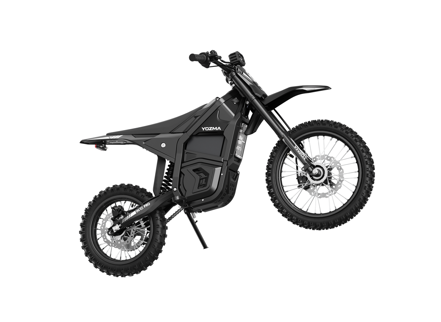 Yozma IN10 Pro Elektro-Dirtbike in Schwarz – Detailansicht