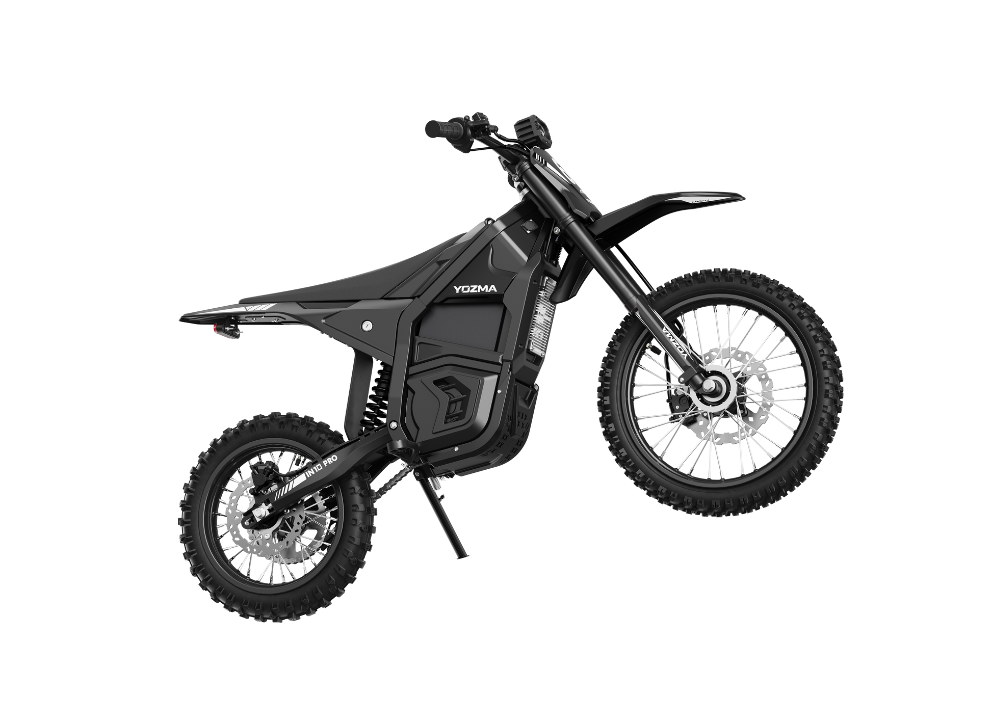 Yozma IN10 Pro Elektro-Dirtbike in Schwarz – Detailansicht