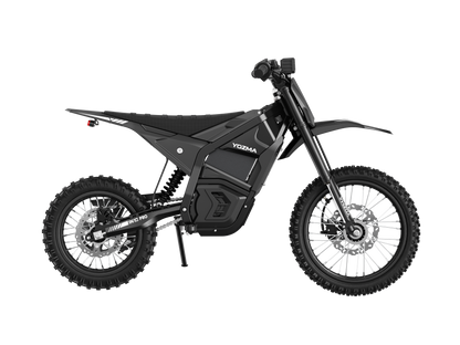 Yozma IN10 Pro Elektro-Dirtbike in Schwarz – Seitenansicht