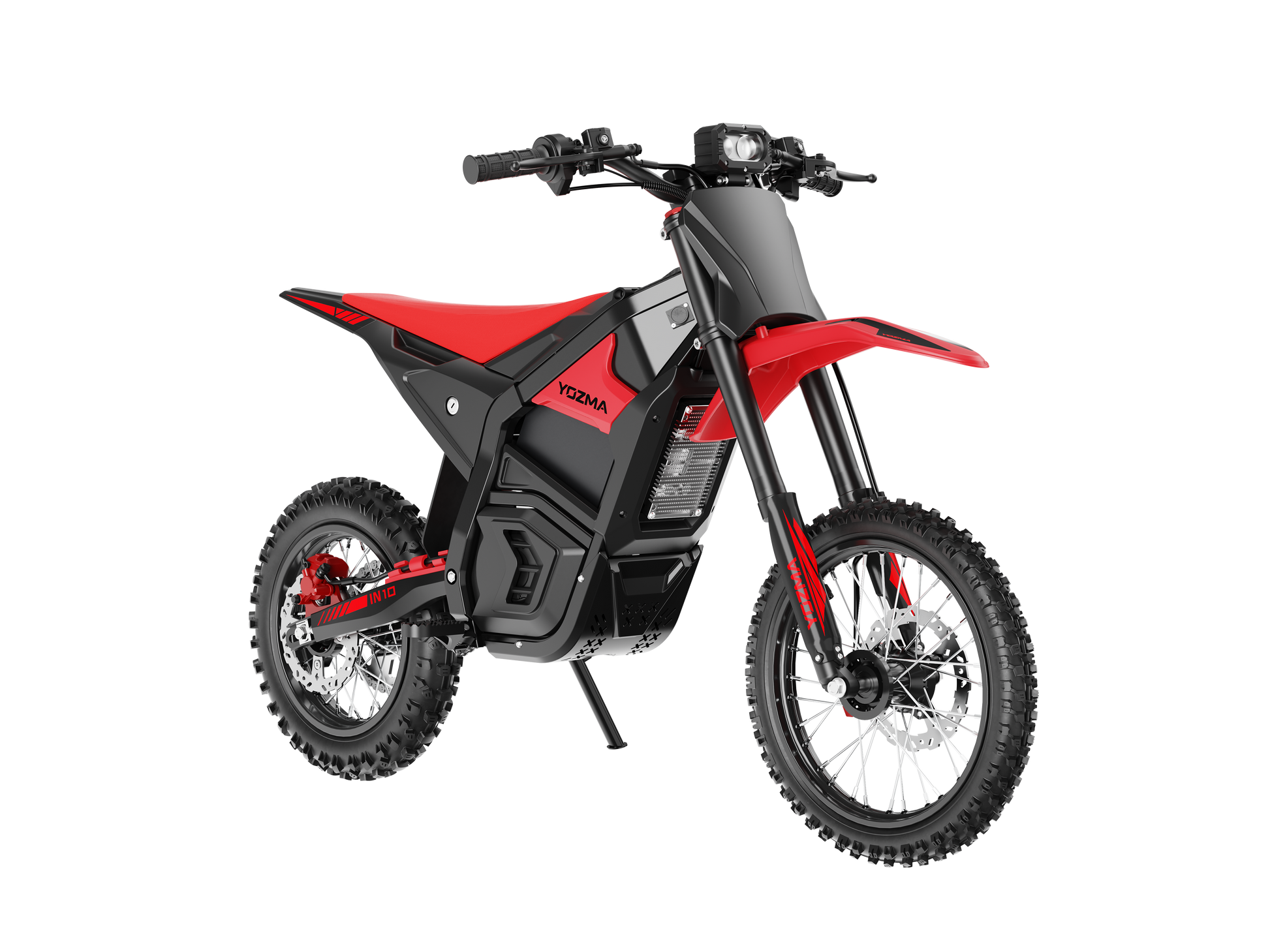 Yozma IN10 Elektro-Dirtbike in Rot – dritte Produktansicht
