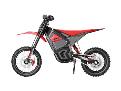 Yozma IN10 Elektro-Dirtbike in Rot – Detailansicht