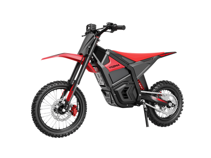 Yozma IN10 Elektro-Dirtbike in Rot – weitere Seitenansicht