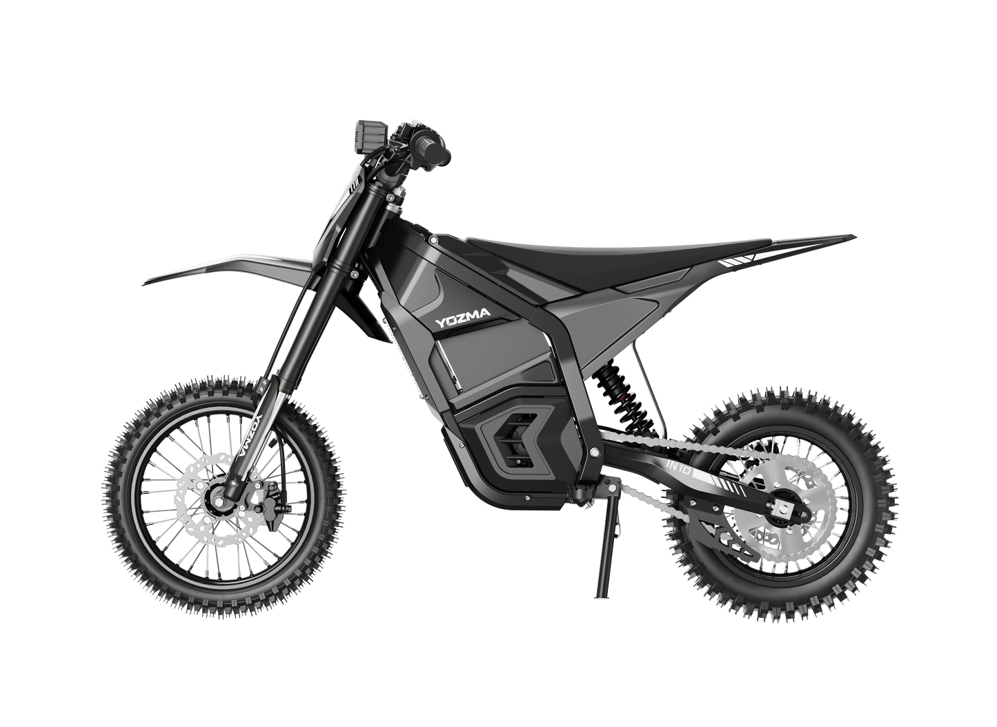 Yozma IN10 Elektro-Dirtbike in Schwarz – weitere Seitenansicht