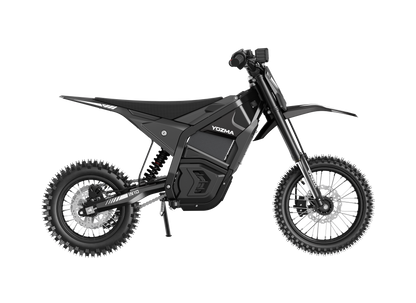 Yozma IN10 Elektro-Dirtbike in Schwarz – Seitenansicht
